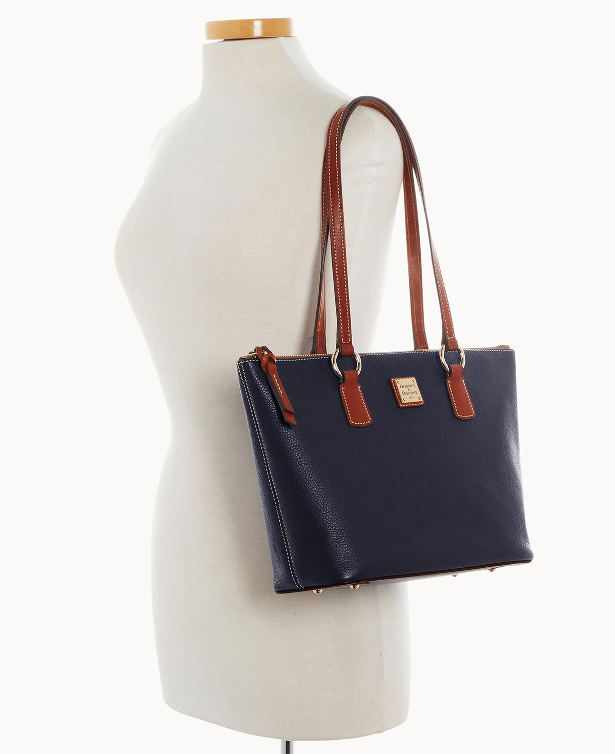 Dooney & Bourke Pebble Grain Small Wren Zip Tote