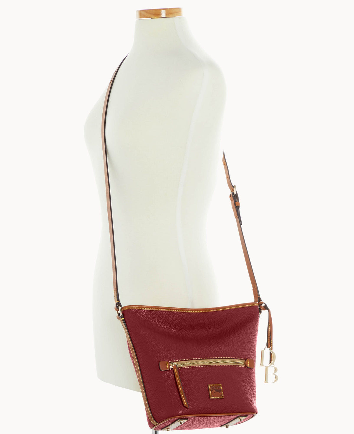 Dooney & Bourke Pebble Grain Zip Sac