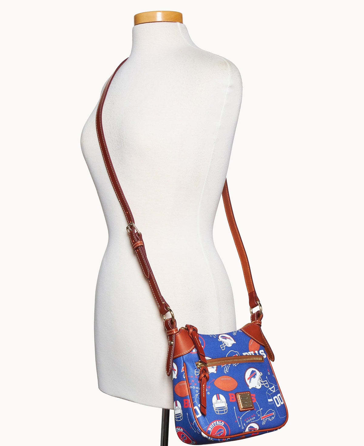 Dooney & Bourke NFL Bills Front Zip Crossbody