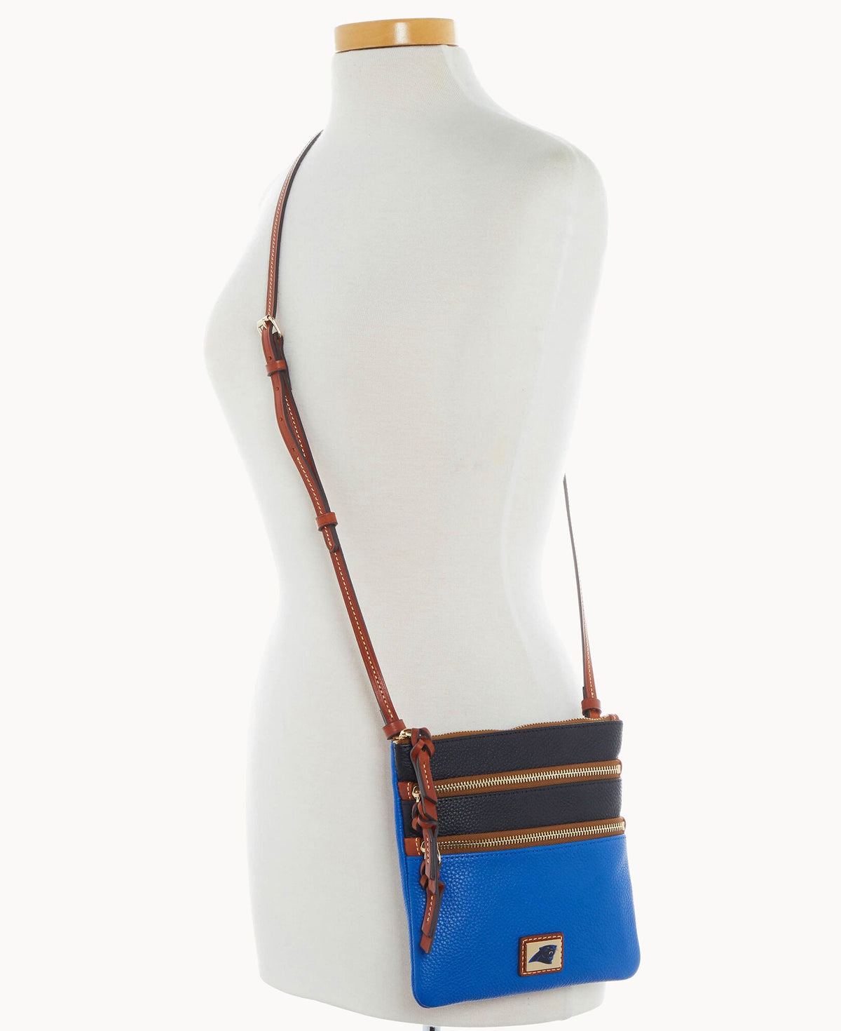 Dooney & Bourke NFL Panthers Triple Zip Crossbody