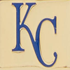 Dooney & Bourke MLB Royals Double Zip Wristlet