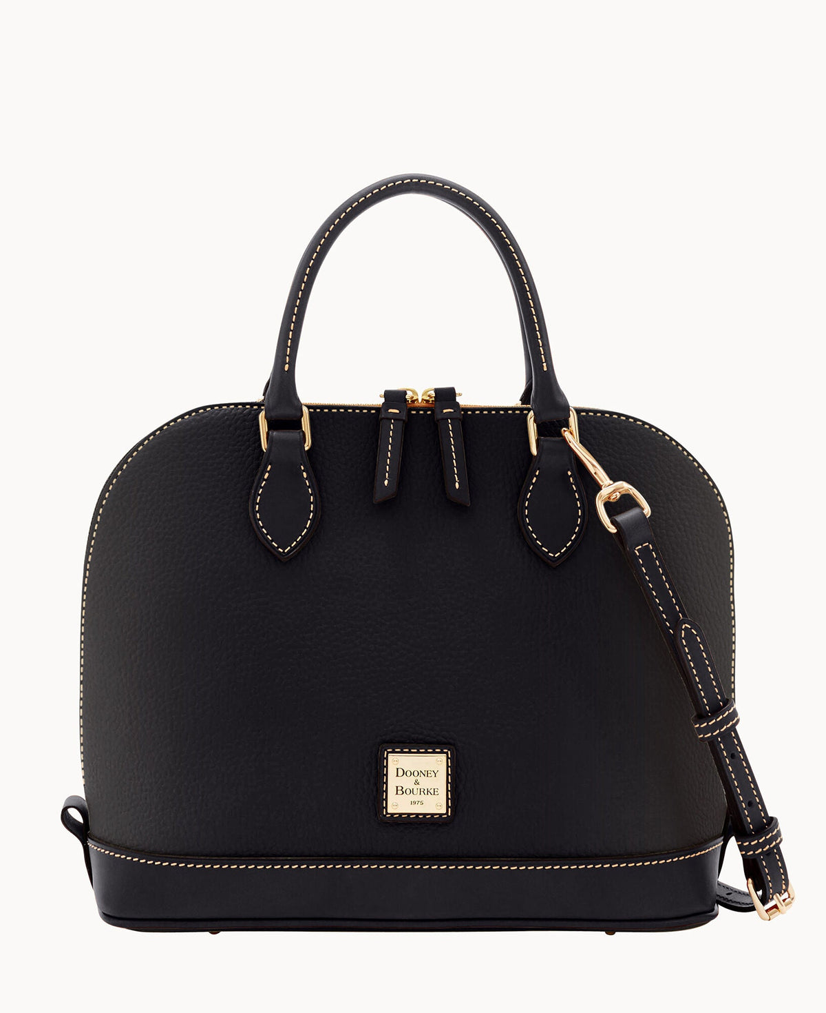Dooney & Bourke Pebble Grain Zip Zip Satchel