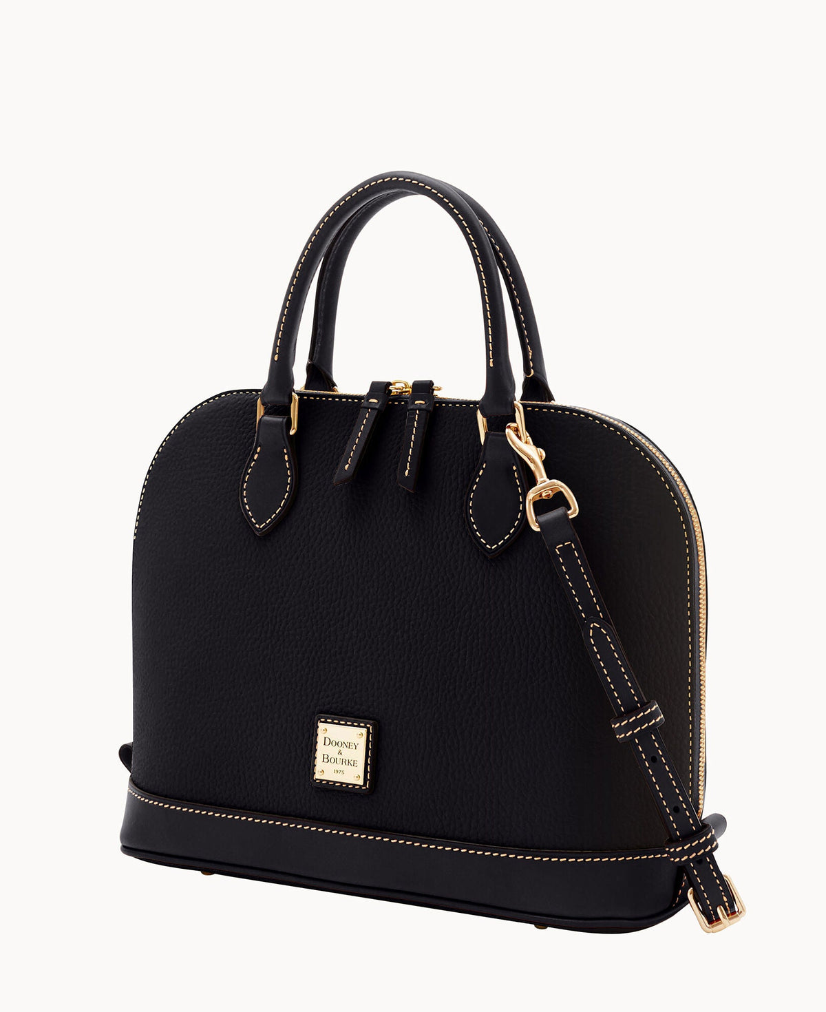 Dooney & Bourke Pebble Grain Zip Zip Satchel