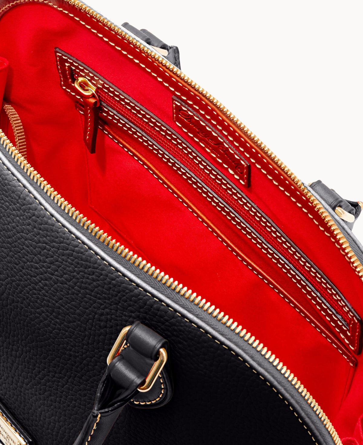 Dooney & Bourke Pebble Grain Zip Zip Satchel