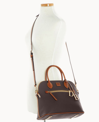 Dooney & Bourke Pebble Grain Large Domed Satchel