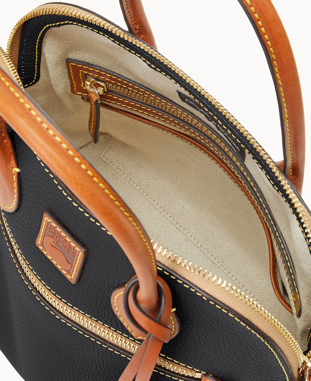 Dooney & Bourke Pebble Grain Domed Satchel