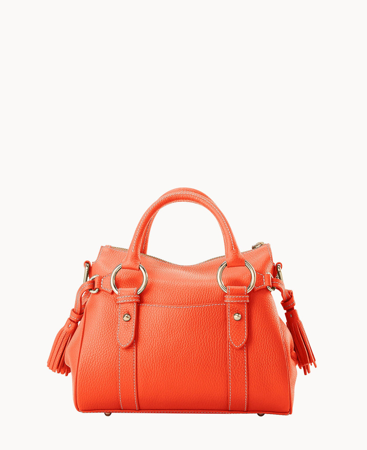 Dooney & Bourke Lucca Leather Satchel With Pocket