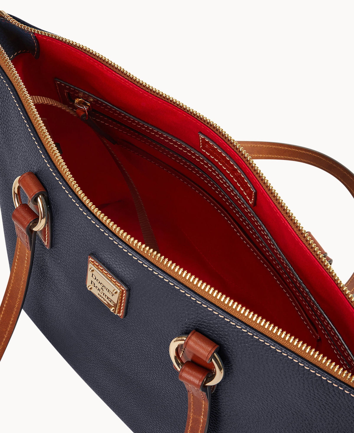 Dooney & Bourke Pebble Grain Small Wren Zip Tote