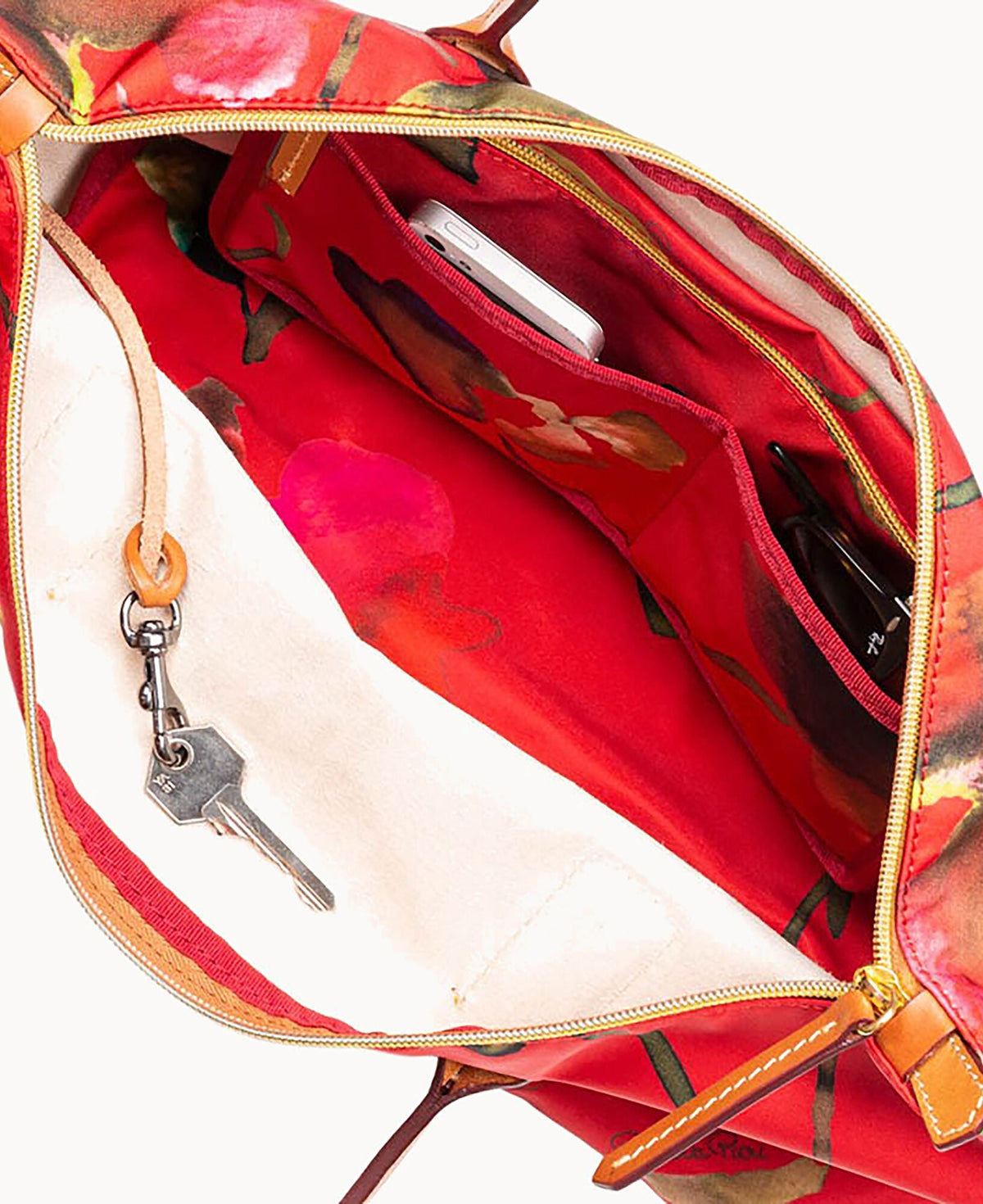 Dooney & Bourke Roberta Pieri Flower Classic Large Robertina Tote