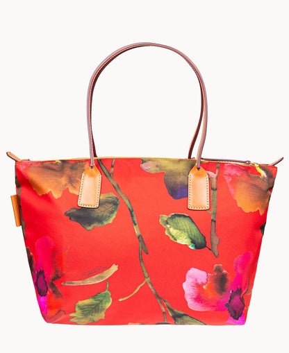Dooney & Bourke Roberta Pieri Flower Classic Large Robertina Tote
