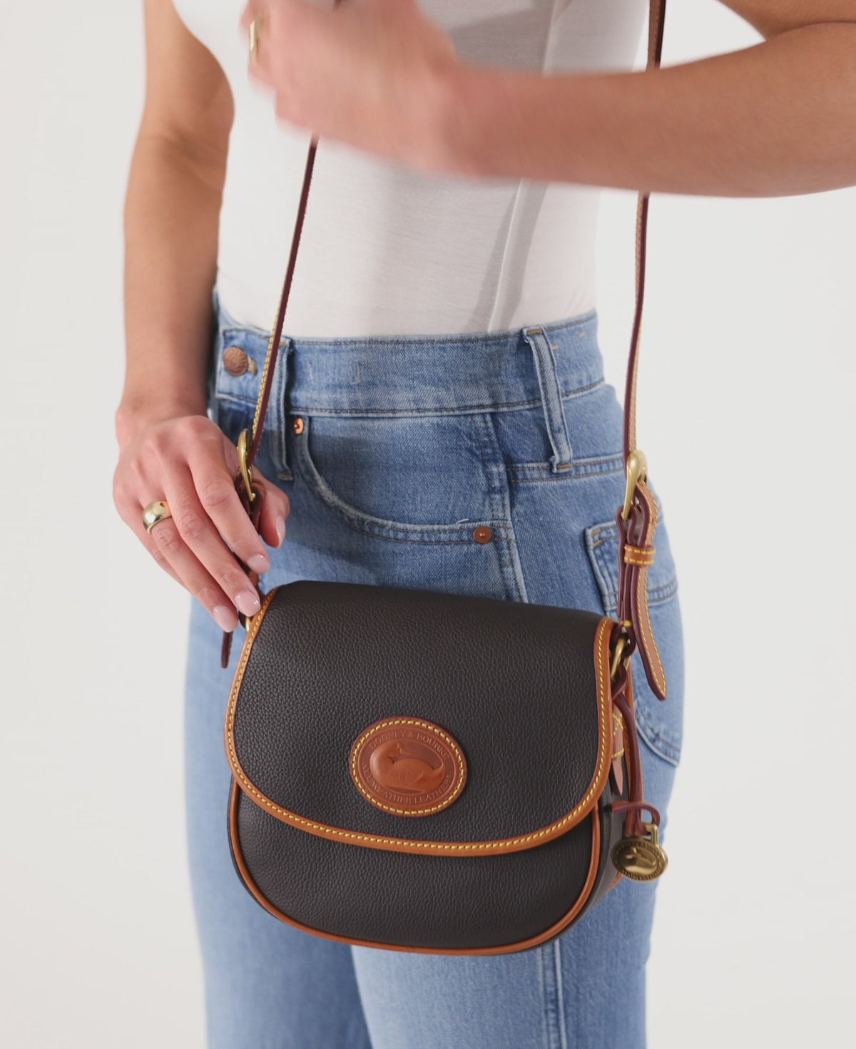 Dooney & Bourke All Weather Leather 3.0 Saddle Crossbody 20
