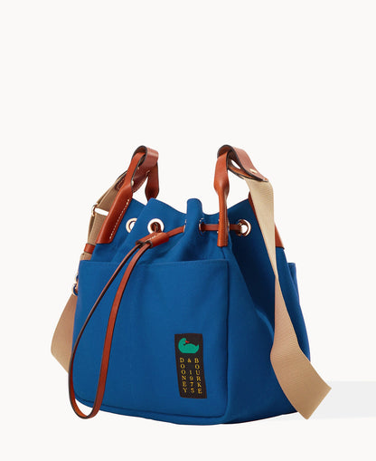 Dooney & Bourke Canvas Drawstring 25