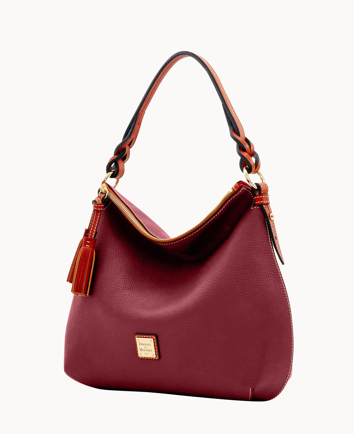 Dooney & Bourke Pebble Grain Twist Strap Hobo