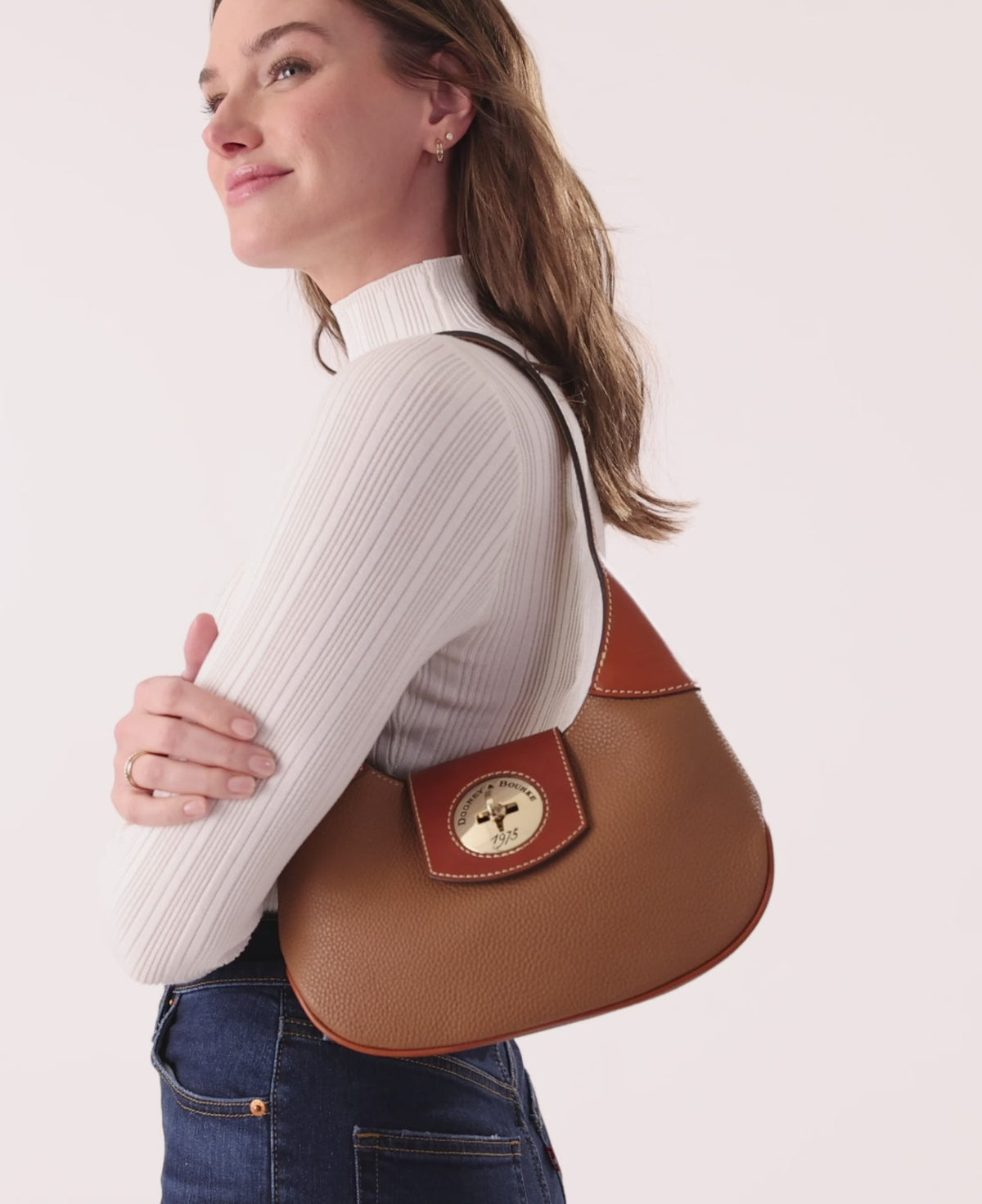 Dooney & Bourke Pebble Turnlock Hobo 26