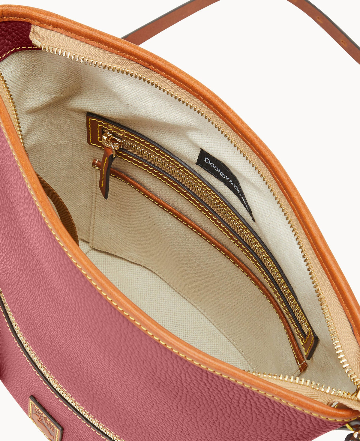 Dooney & Bourke Pebble Grain Zip Sac