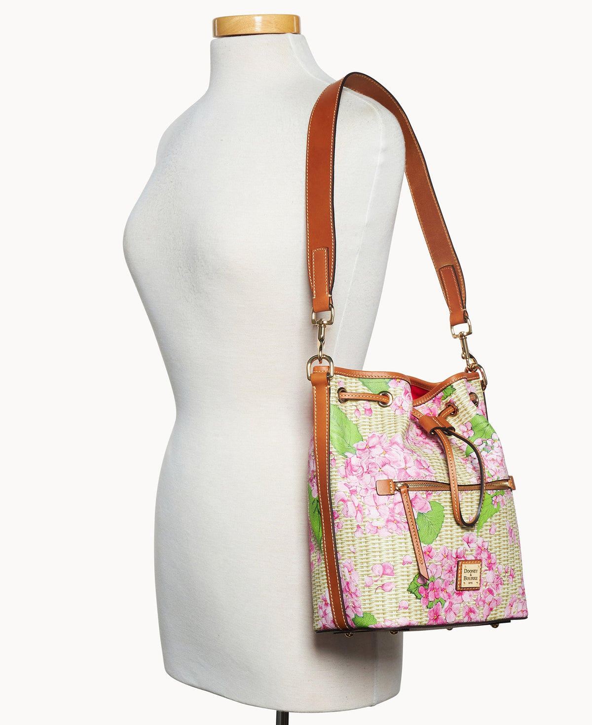 Dooney & Bourke Hydrangea Basketweave Drawstring