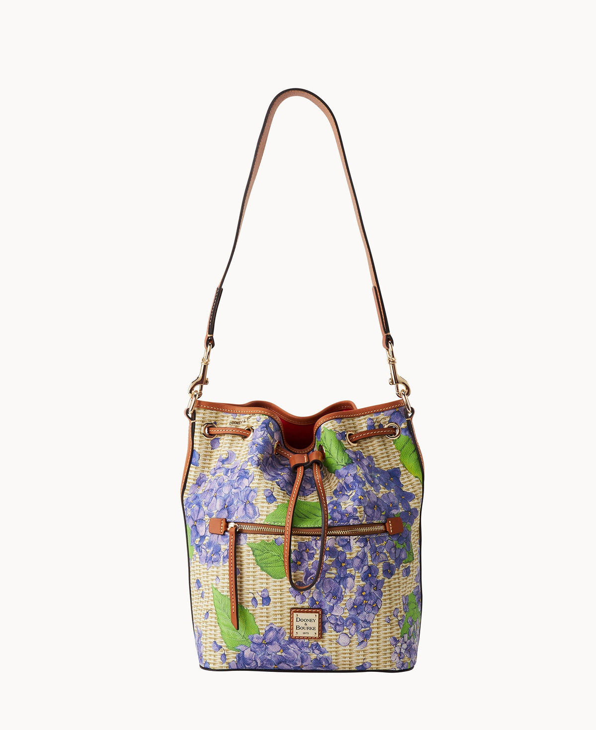 Dooney & Bourke Hydrangea Basketweave Drawstring