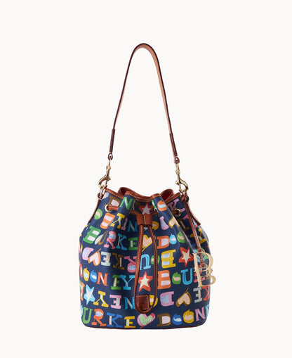 Dooney & Bourke Doodle II Coated Cotton Drawstring