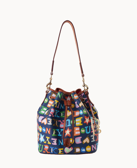 Dooney & Bourke Doodle II Coated Cotton Drawstring