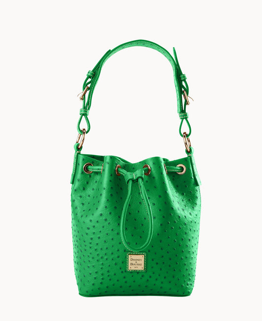 Dooney & Bourke Ostrich Small Drawstring