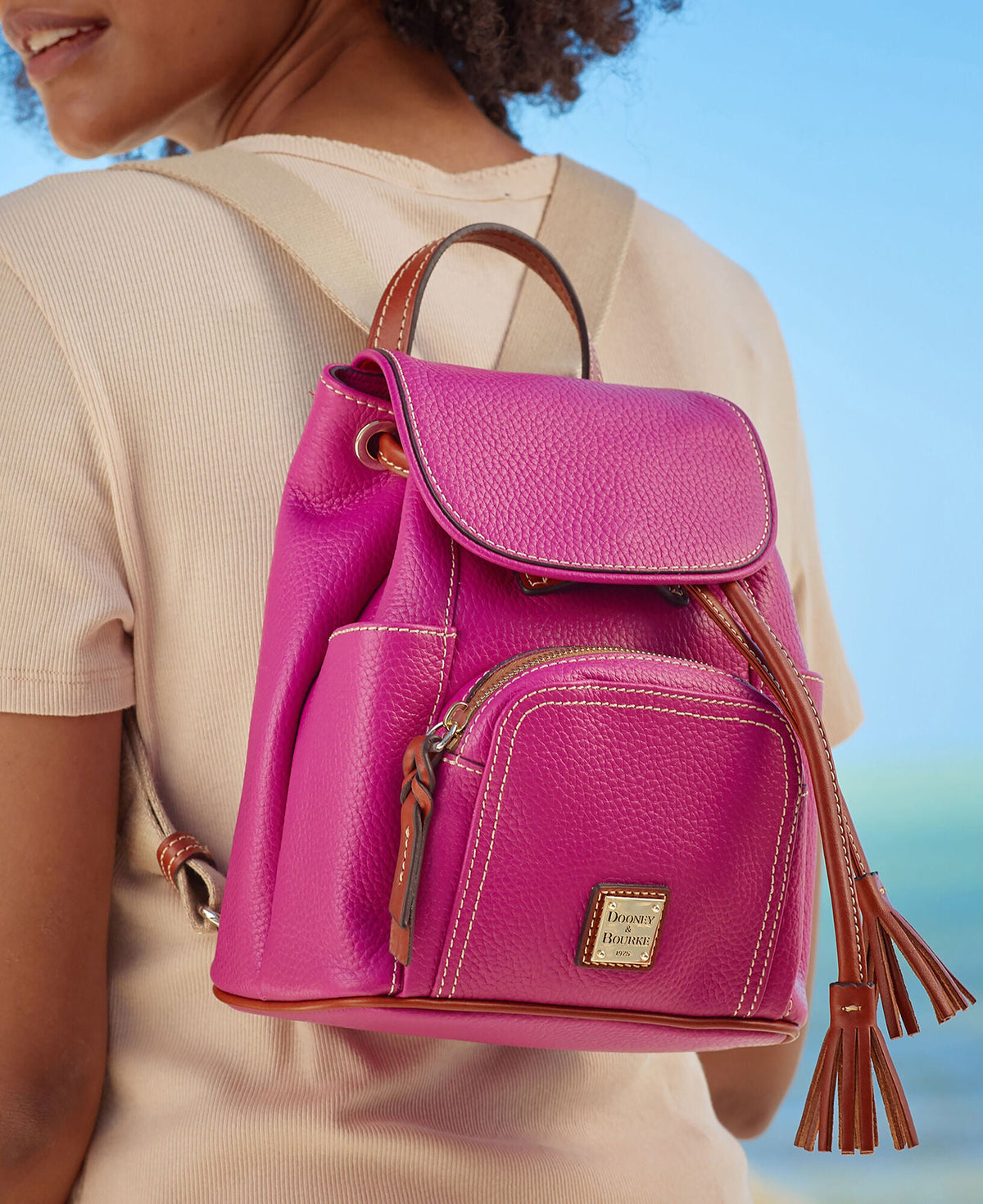 Dooney & Bourke Pebble Grain Small Murphy Backpack