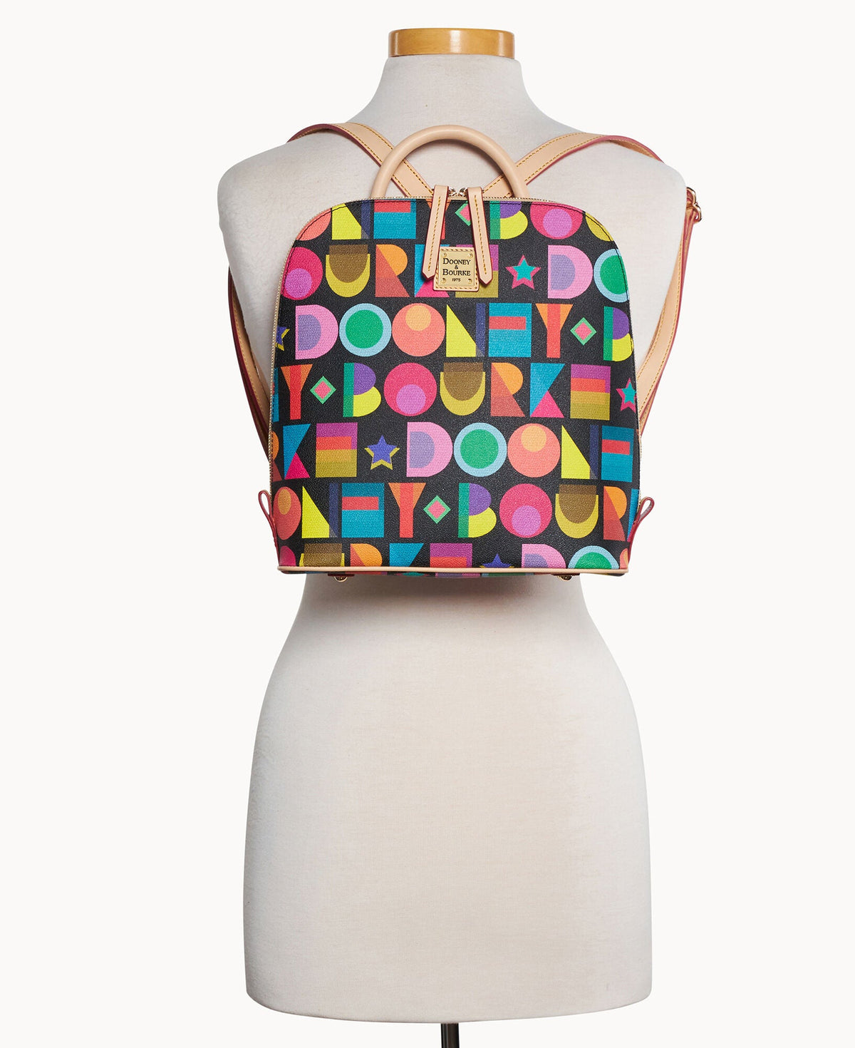 Dooney & Bourke Art Deco Zip Pod Backpack