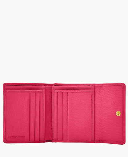 Dooney & Bourke Pebble Grain Small Flap Wallet