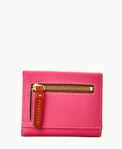 Dooney & Bourke Pebble Grain Small Flap Wallet