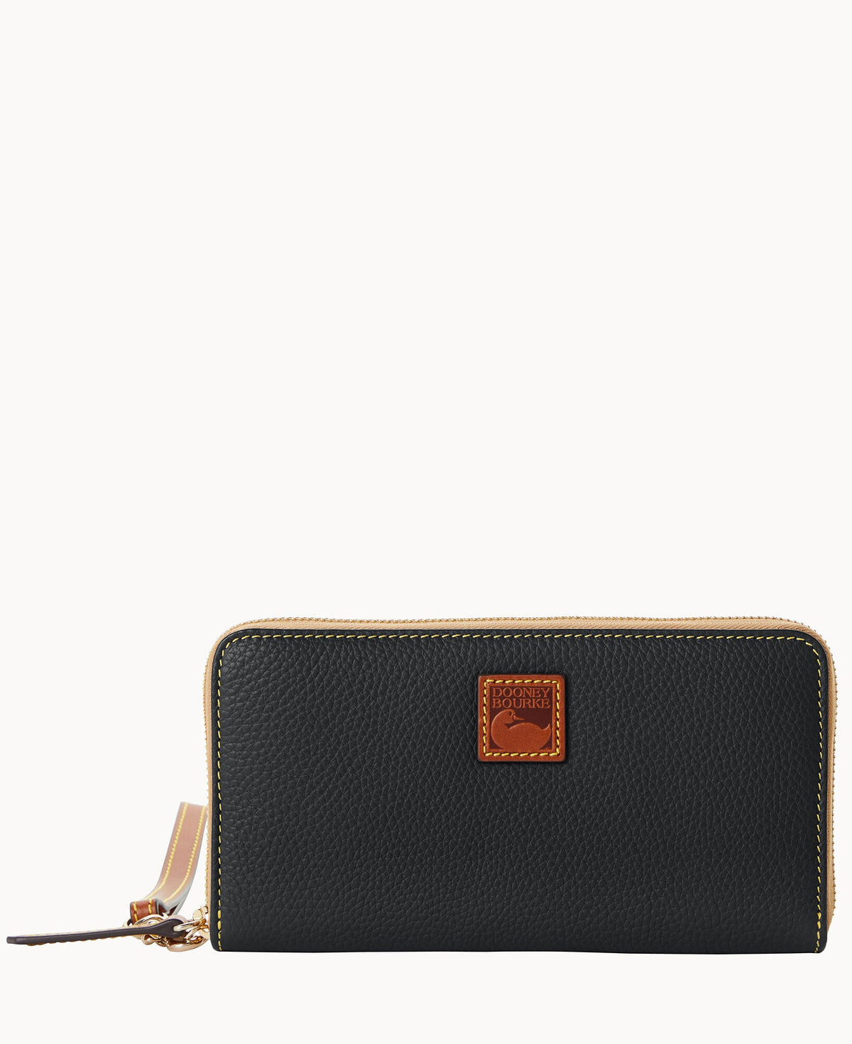 Dooney & Bourke Pebble Grain Large Zip Around Wristlet