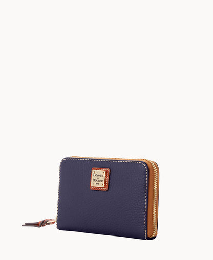 Dooney & Bourke Pebble Grain Medium Zip Around Wallet