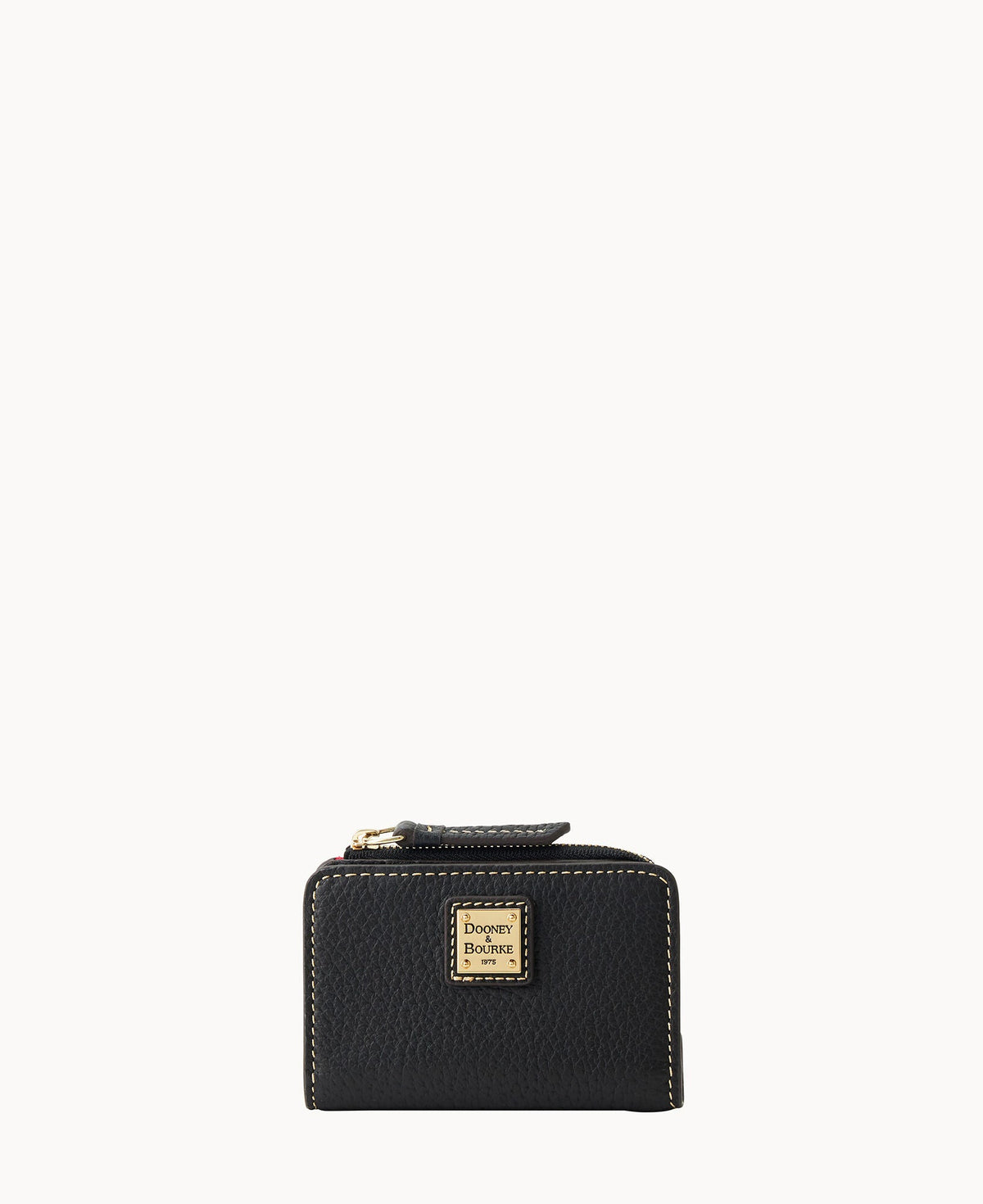 Dooney & Bourke Pebble Grain Zip Credit Card Wallet 12