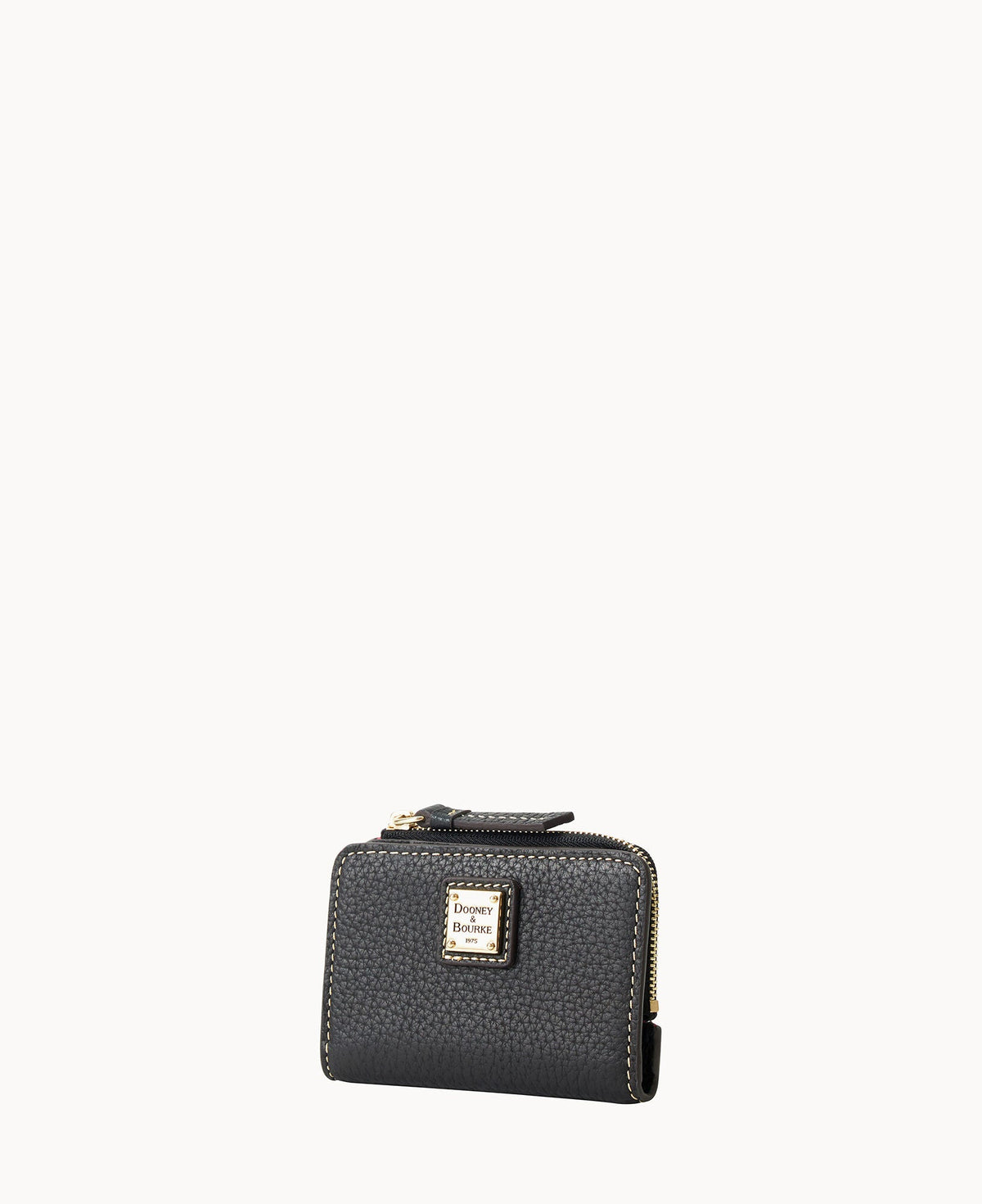 Dooney & Bourke Pebble Grain Zip Credit Card Wallet 12