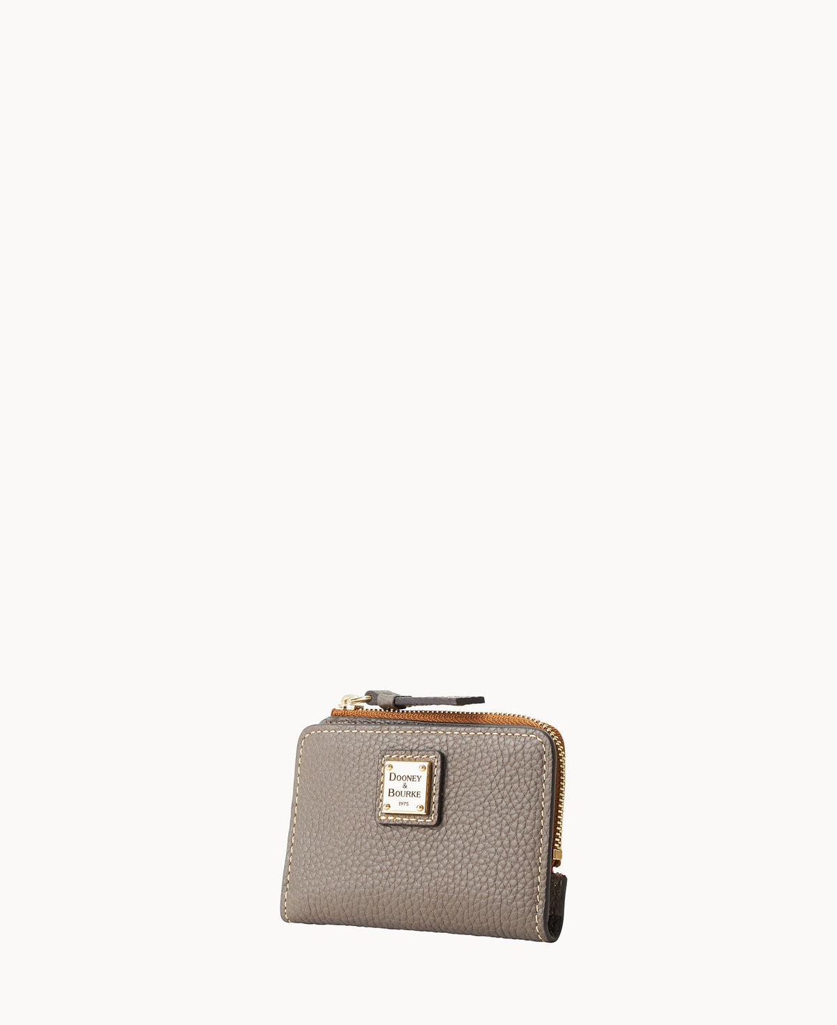 Dooney & Bourke Pebble Grain Zip Credit Card Wallet 12