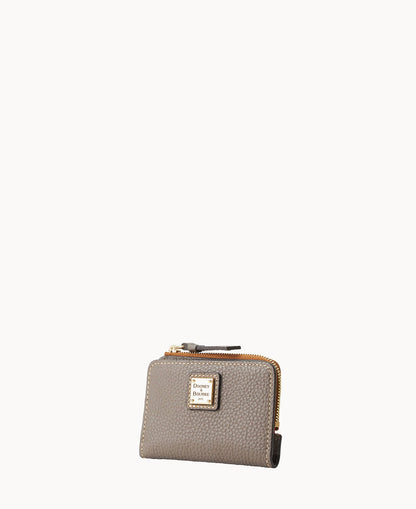 Dooney & Bourke Pebble Grain Zip Credit Card Wallet 12