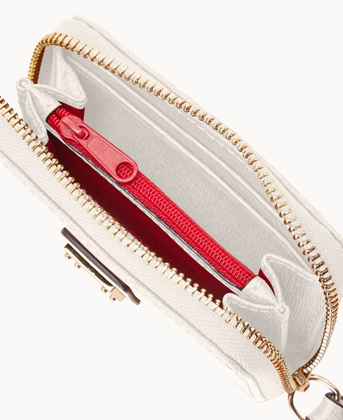 Dooney & Bourke Saffiano Large Zip Around Credit Card Case