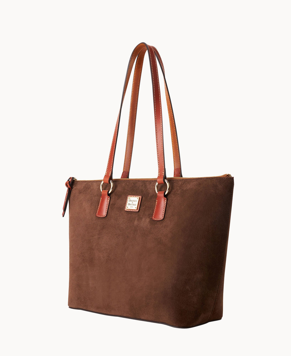 Dooney & Bourke Suede Wren Zip Tote