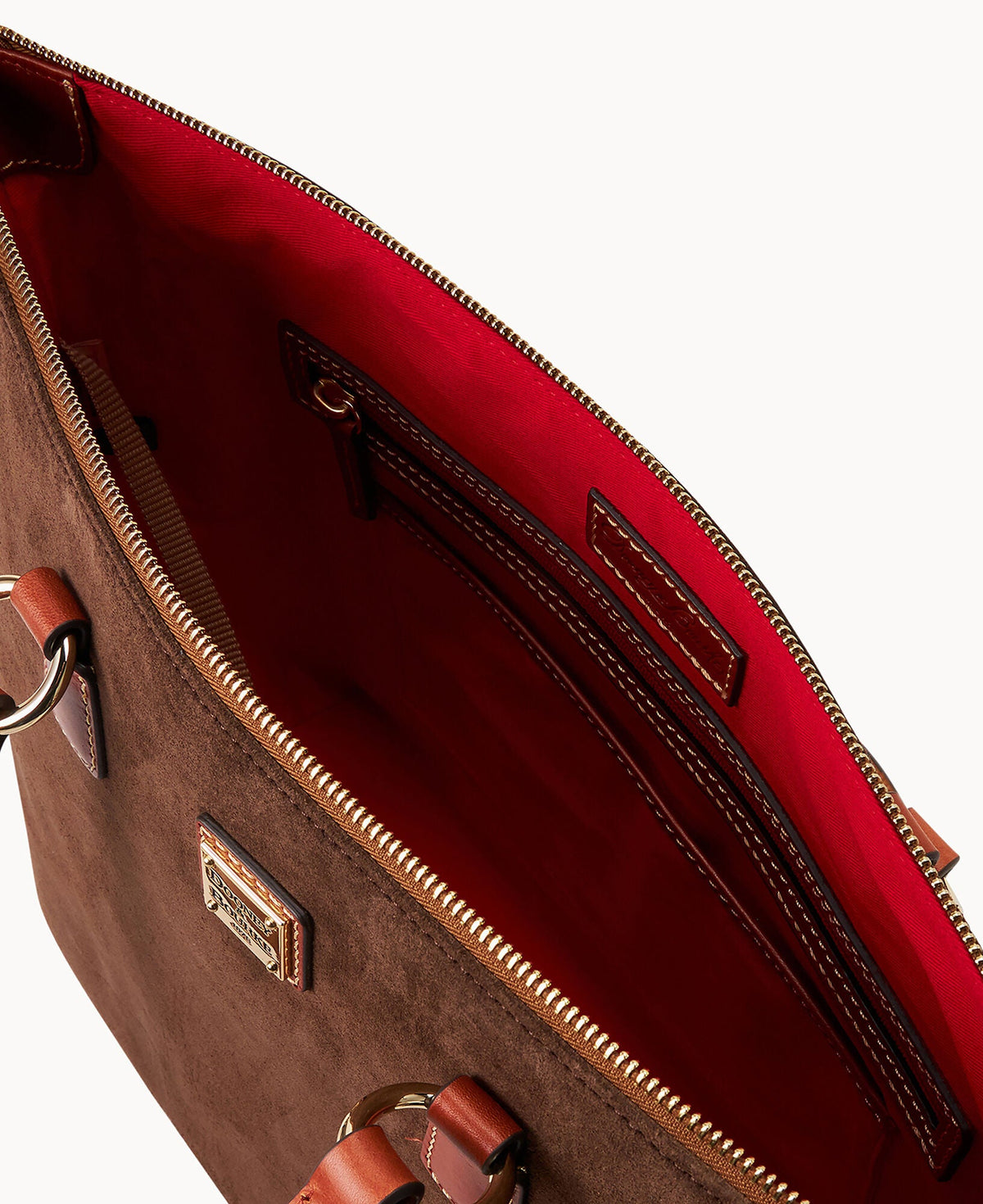 Dooney & Bourke Suede Wren Zip Tote