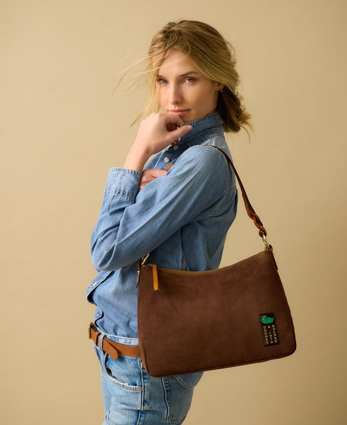 Dooney & Bourke Suede Chloe 30