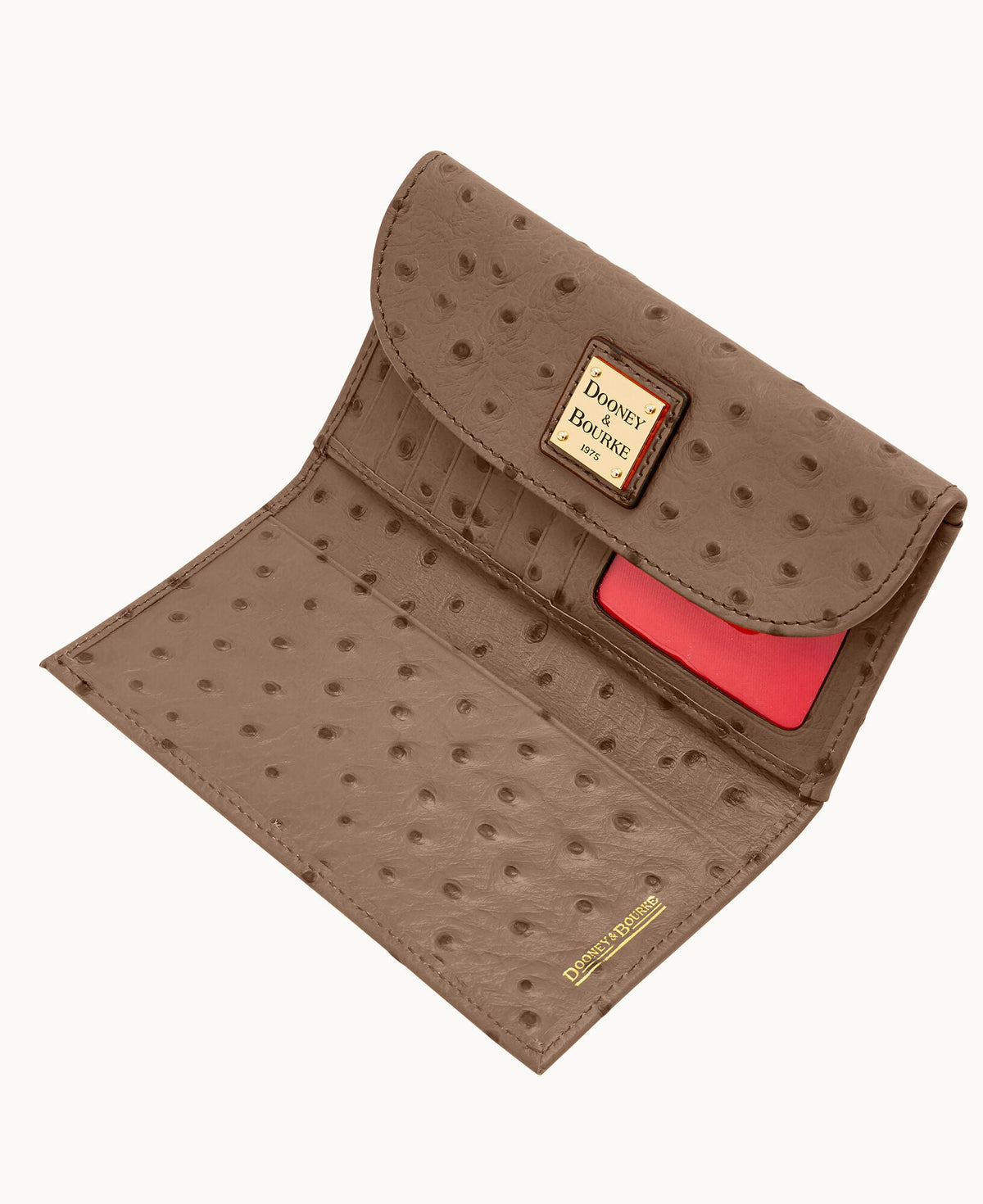 Dooney & Bourke Ostrich Continental Clutch