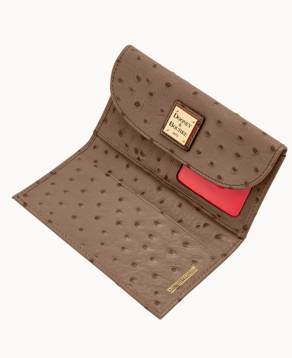 Dooney & Bourke Ostrich Continental Clutch