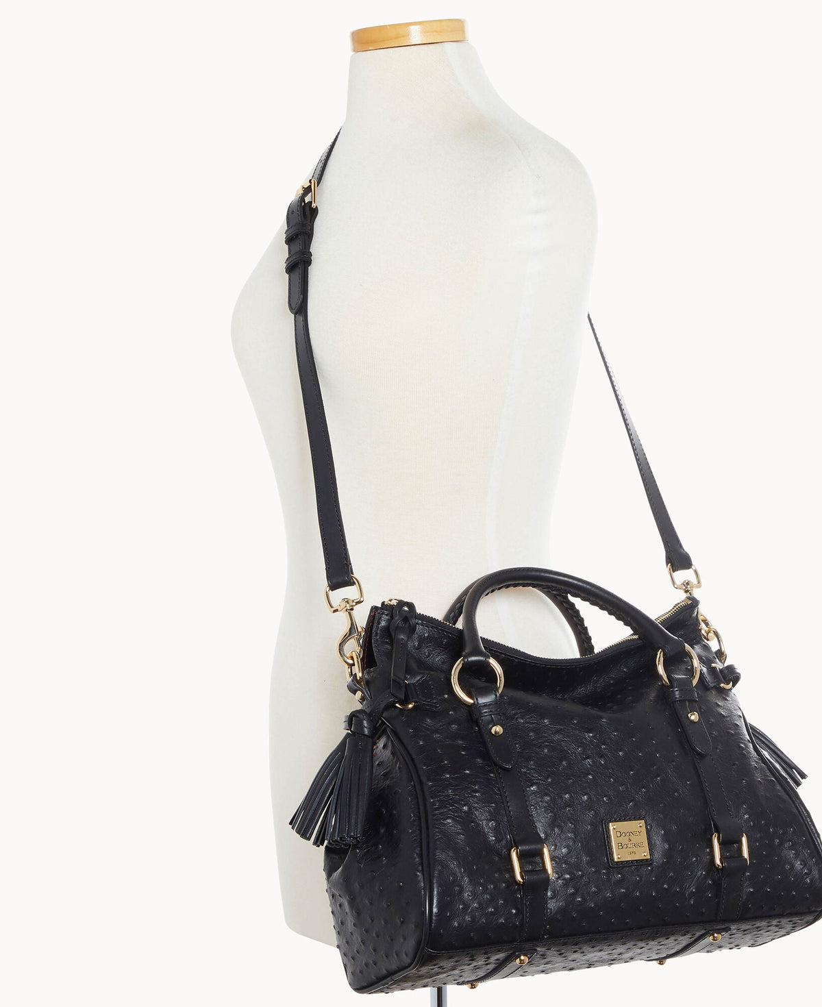 Dooney & Bourke Ostrich Large Satchel