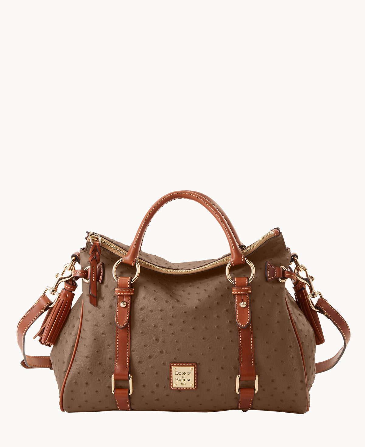Dooney & Bourke Ostrich Large Satchel