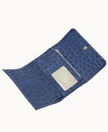 Dooney & Bourke Ostrich Flap Wallet