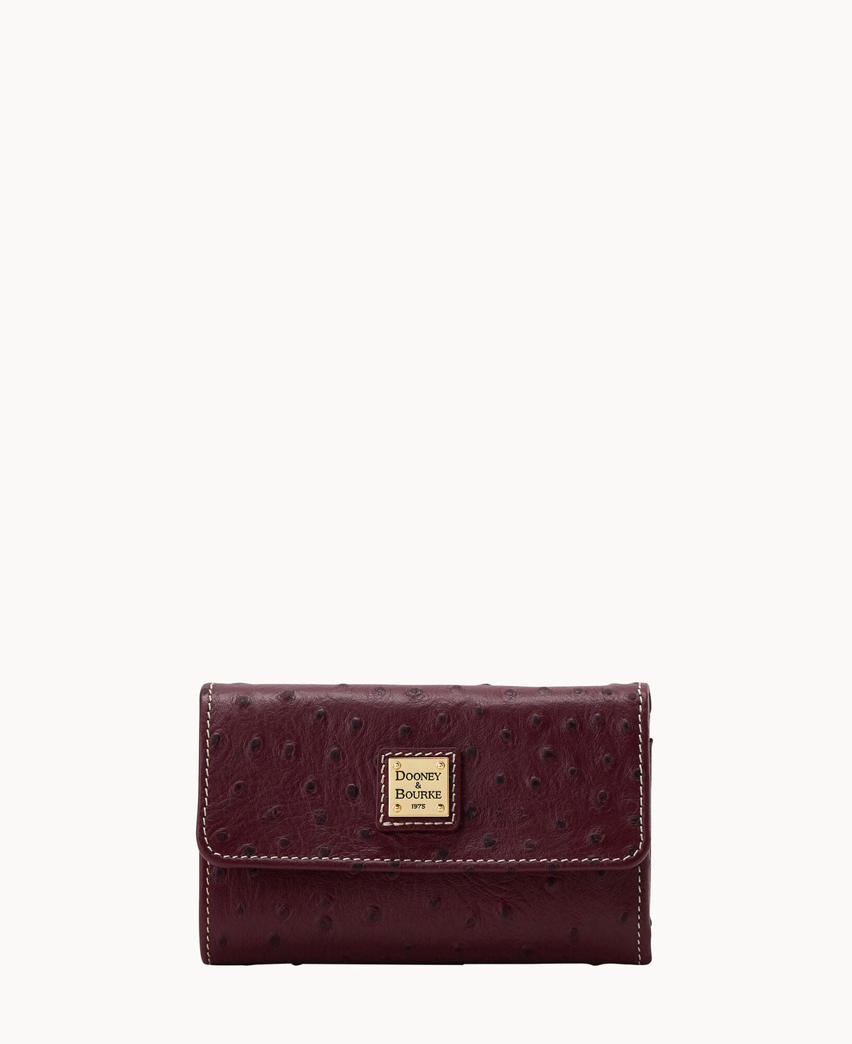 Dooney & Bourke Ostrich Flap Wallet