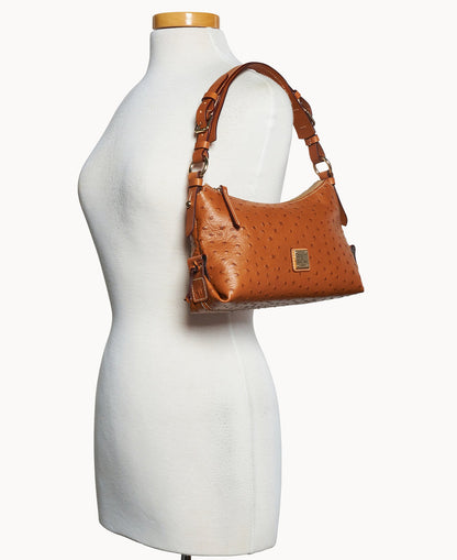 Dooney & Bourke Ostrich Hobo 25