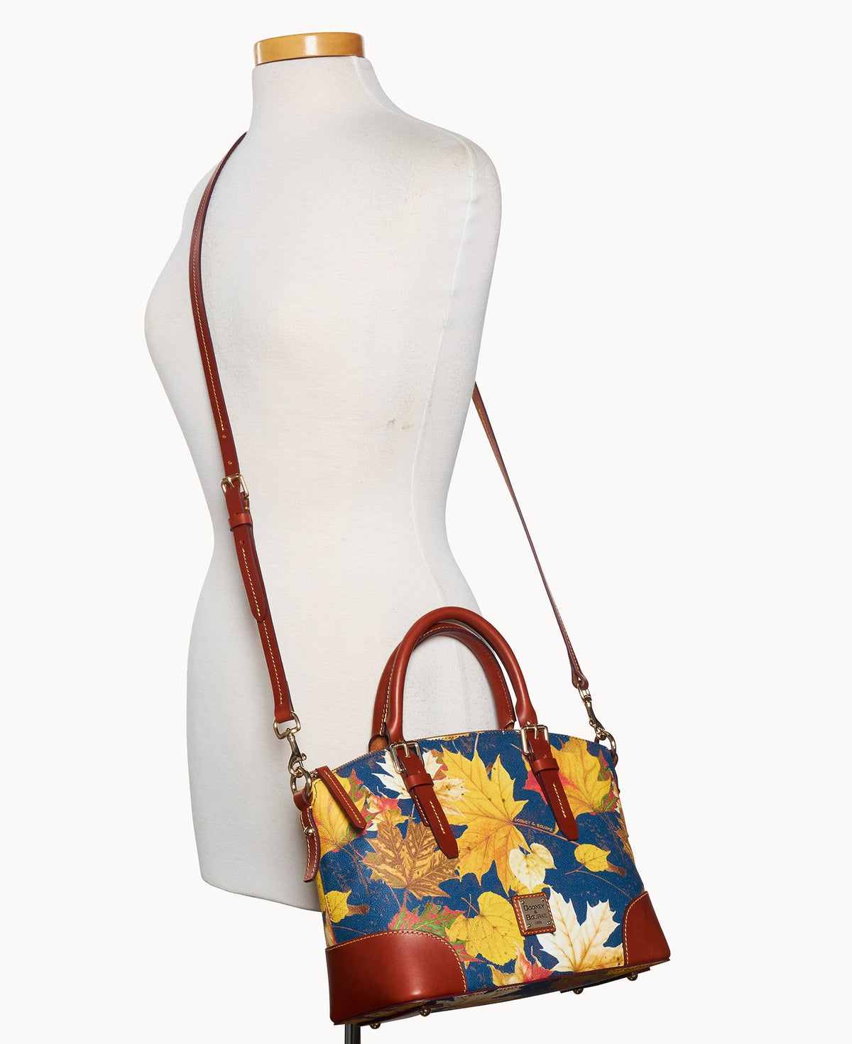 Dooney & Bourke Maple Leaf Small Domed Satchel