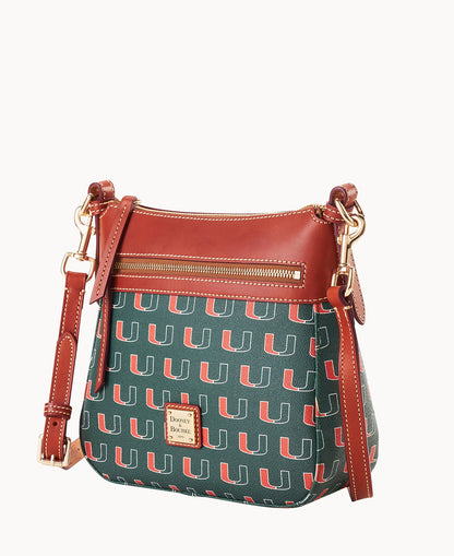 Dooney & Bourke Collegiate University of Miami Crossbody 25