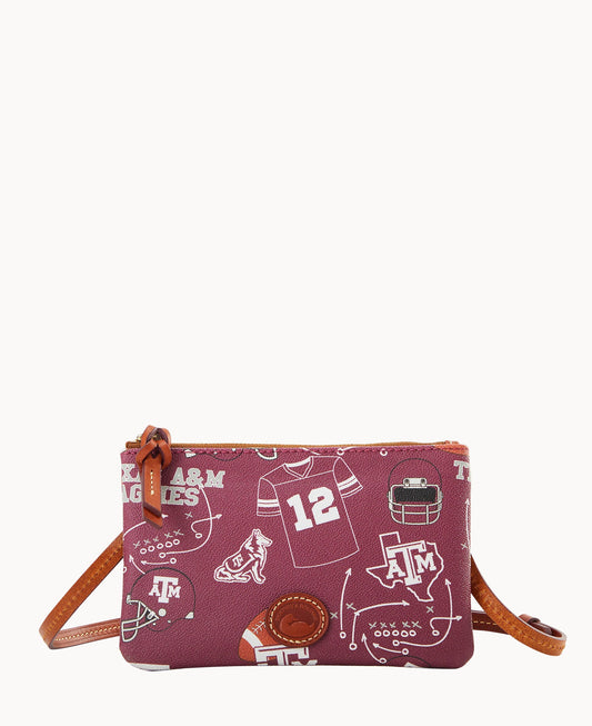 Dooney & Bourke Collegiate Texas A&M Top Zip Crossbody