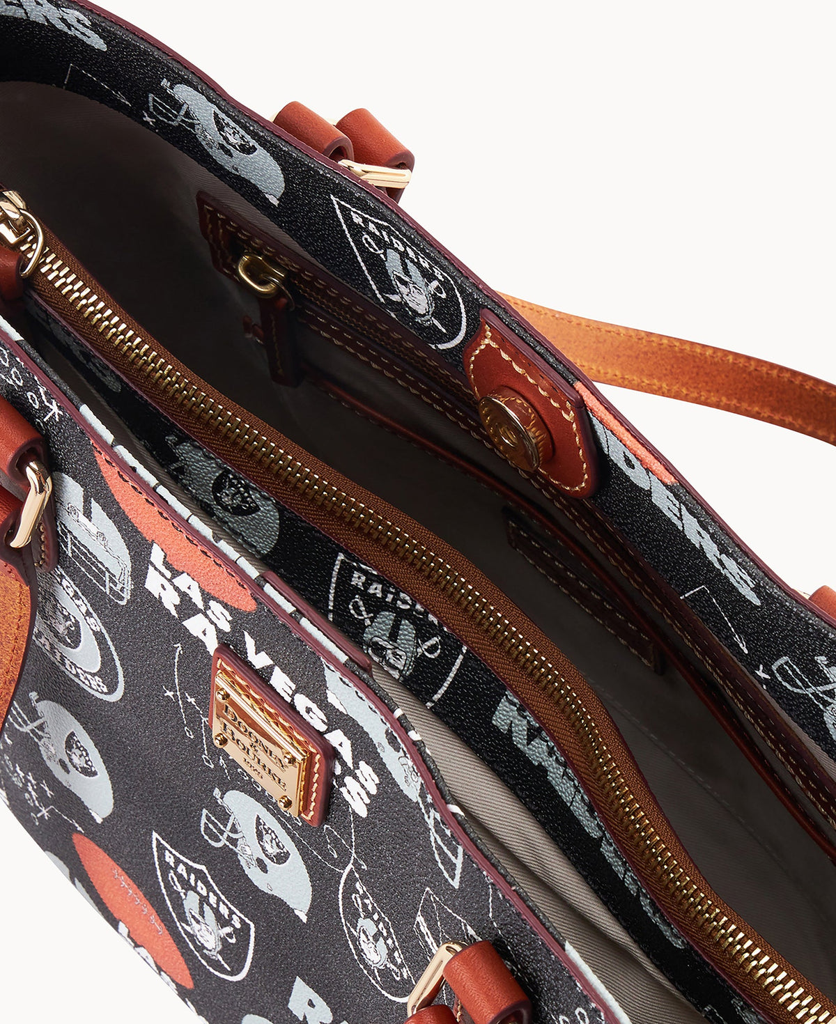 Dooney & Bourke NFL Raiders Small Jessie Tote