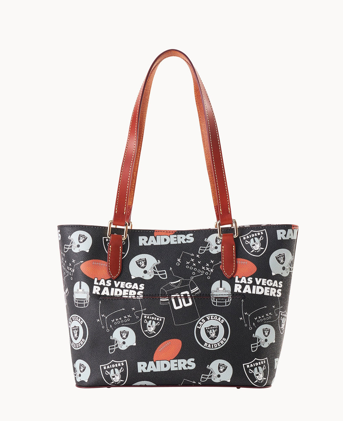 Dooney & Bourke NFL Raiders Small Jessie Tote
